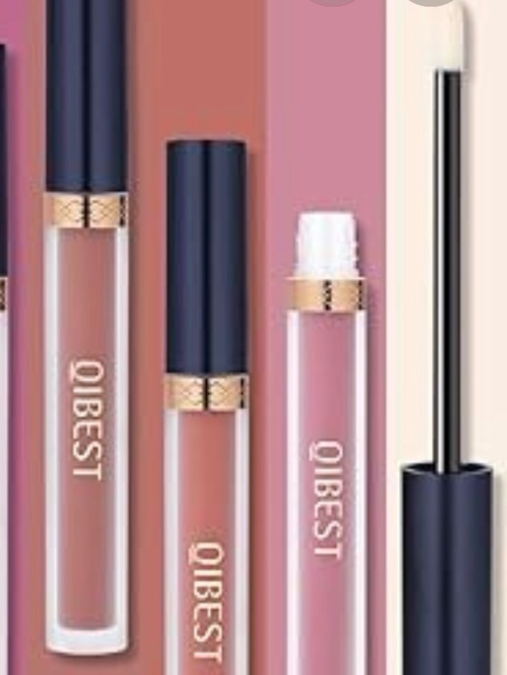 NIP Matte Delicate Everlasting Lip Gloss Trio in TAN BLUSH NUDE SHADES 1 12 15